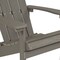 Flash Furniture Gray Poly Resin Adirondack 2 Pk 2-JJ-C14501-LTG-GG - alternate 4